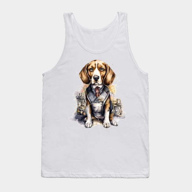 Beagle Tank Top by erzebeth